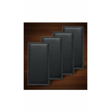 Imagem de Kit 5 Porta Comandas Luxo material sintético Preto 17x8cm - Congratula