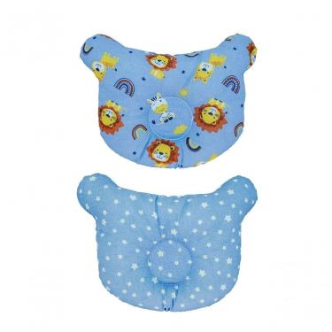 Imagem de Travesseiro Anatômico Bublim para Bebê com Formato Ergonômico Amarelo Incomfral