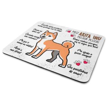Imagem de Mouse Pad Dog - Meu Akita Inu, melhor pessoa! - JPS INFO