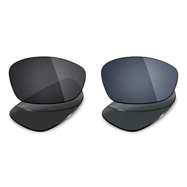Imagem de 2 pares de lentes polarizadas de substituição para óculos de sol Oakley Straight Jacket 2007 da Mryok - Opções