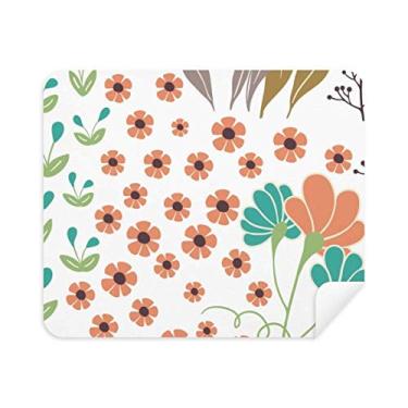 Imagem de Pano de limpeza de tinta floral GreenOrange 2 peças de tecido de camurça