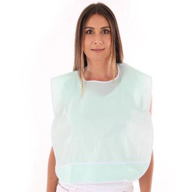 Imagem de Babador Plástico Verde - Adulto