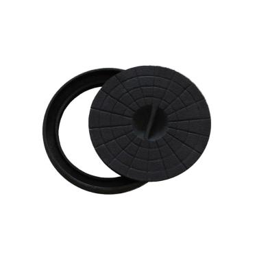 Imagem de Tampa Tampão de Chão Regar Simples de Ferro Fundido 20cm