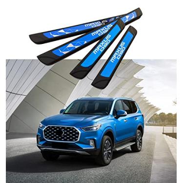 Imagem de GZBFTDH Proteção de Peitoril Soleira da Porta, para LDV MAXUS D90 2017-2022 Carro Acessórios, Aço Inoxidável Kick Plate Guard de Pedal de Limiar Protetor, Peças para Automóveis