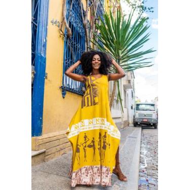 Imagem de Vestido Longo Moda Afro - Chato Afro Culture