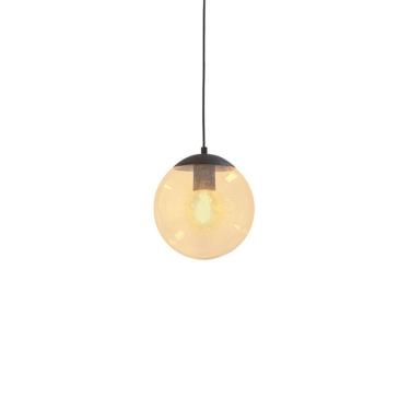 Imagem de Lustre Pendente Blumenau Globb Âmbar E27 Bivolt
