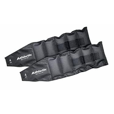Imagem de Caneleira Tornozeleira 4kg Residencial Athletic Nylon O Par