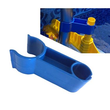 Imagem de osso de folha – clipe de escumador de rede de folhas, acessório de escada de rede de piscina (vendido separadamente), limpador de piscina automático, coleta mais do que uma cesta escumadeira