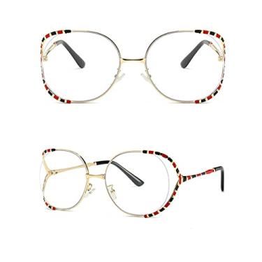 Imagem de Óculos de sol superdimensionados fashion feminino uv400 retro designer óculos de sol de armação grande para óculos femininos femininos, 1, tamanho único