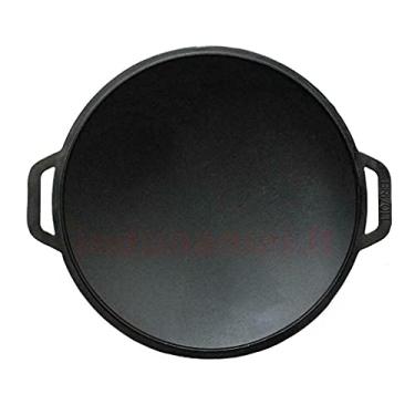 Imagem de Free2Buy Nova frigideira redonda tradicional de ferro fundido para serviço pesado Discada Kazan Mangal Grill Prato Churrasco - Panela de disco de forno de fritura para cozinhar ao ar livre - Presentes de cozinha
