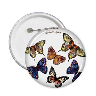 Imagem de Borboletas com asas de , broches, emblema, botão, decoração, acessório, 5 peças