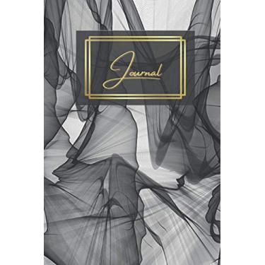 Imagem de The Mindfulness Journal - Daily Journal with Goal & Three Month Road Map, Monthly Reflections & Free Space: Black & White Abstract Cover Design