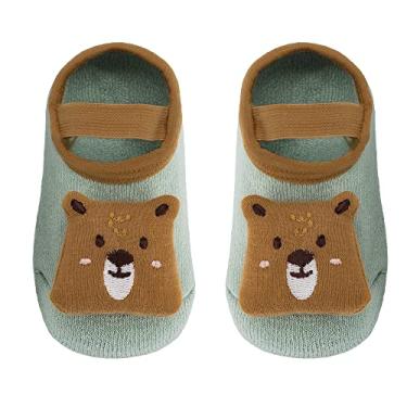 Imagem de Buba Meia Sapatilha Com Aplique Urso P Verde