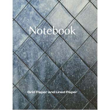 Imagem de Notebook: Project Workbook with 240 Numbered Pages Ruled Line Dot Journal Paper and 5x5 Grid Paper | 8.5" x 11" | PLUS Contacts Pages | For Ideas, Notes, Sketches