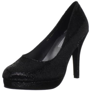 Imagem de Touch Ups Candice Sapato plataforma feminino, Brilho preto, 8.5