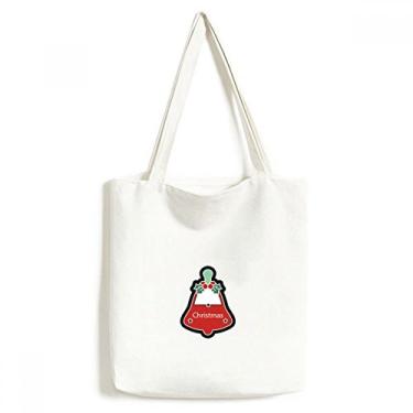 Imagem de Bolsa de compras de lona com ícone de desenho animado mas Bells mas Bolsa casual