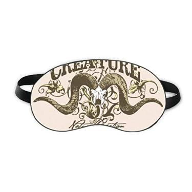 Imagem de Capa para sombreamento de animais com padrão de combinação de criaturas de antílope macio para olhos