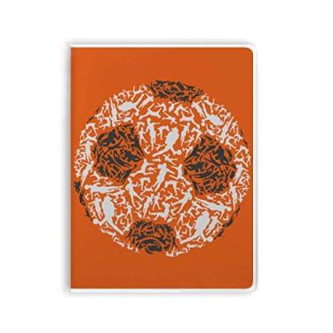 Imagem de Caderno de futebol americano, esportivo, pessoas, capa de chiclete, diário de capa macia