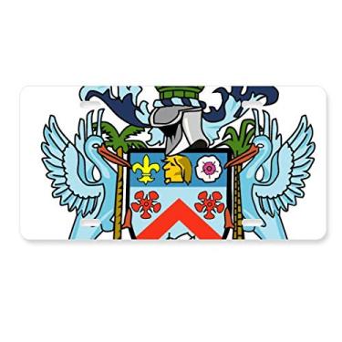 Imagem de DIYthinker Emblema Nacional de São Cristóvão e Névis para decoração de carro, acessório de aço inoxidável