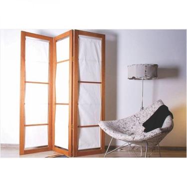 Imagem de Biombo Com Tecido Dominoes Jatobá