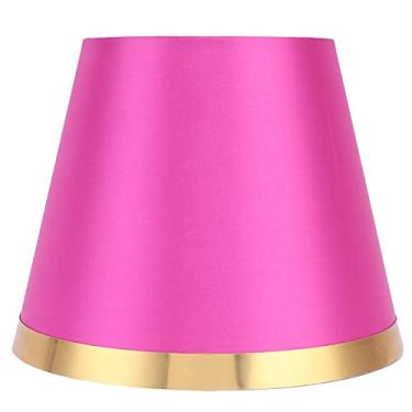 Imagem de Abajur de tambor, abajur de substituição para lâmpadas de chão de mesa, abajur moderno para lâmpada de mesa e27, suprimentos de luz de chão(PX131 rosa vermelha)