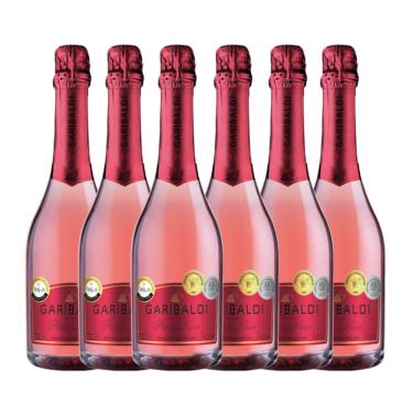 Imagem de Kit Espumante Garibaldi Pinot Noir Rosé com 6