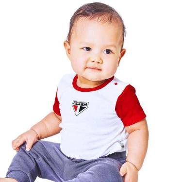 Imagem de Camiseta Bebê São Paulo Bicolor Oficial - Revedor