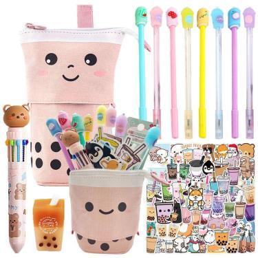 Imagem de Conjunto de papelaria Primo Lines Kawaii com caneta Boba 61