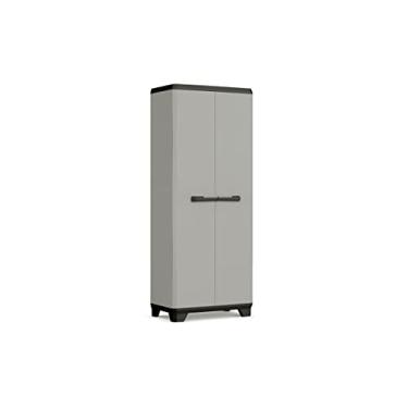 Imagem de Keter Armário Multiuso Planet Resistente ao Tempo e Raios UV Polipropileno 173cm x 68cm x 39cm Cor Cinza Cimento Queimado