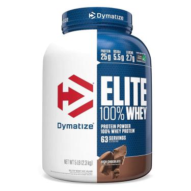 Imagem de Elite 100% Whey Sabor Chocolate 2300g (5lbs) - Dymatize Nutrition
