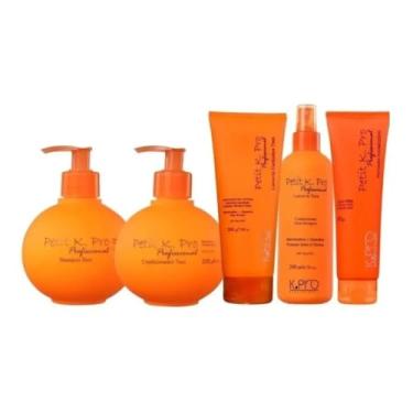 Imagem de KIT HOME PETIT SHAMPOO 240ML + CONDICIONADOR 230ML + LEAVE-IN 200ML + LEAVE-IN CACHINHOS 200ML + POMADA 90G - KPRO