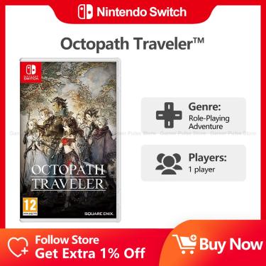 Imagem de Octopath Traveler Nintendo Switch Game Deals 100% original original original original cartão de jogo