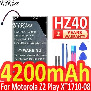 Imagem de KiKiss-Bateria Poderosa para Motorola  Moto Z2 Play  HZ40  XT1710-01  XT1710-02  XT1710-08