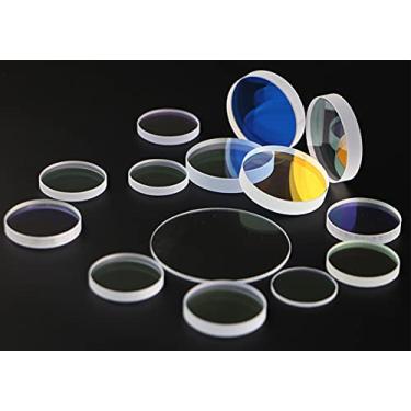 Imagem de Tamanho da janela de proteção de soldagem a laser Diâmetro: 20 mm T: 4 mm Diâmetro: 20 mm T: 4 mm (lente protetora) para soldagem a laser de fibra para Bodor/HSG/DNE/Hans/Gweike/Máquina de solda a