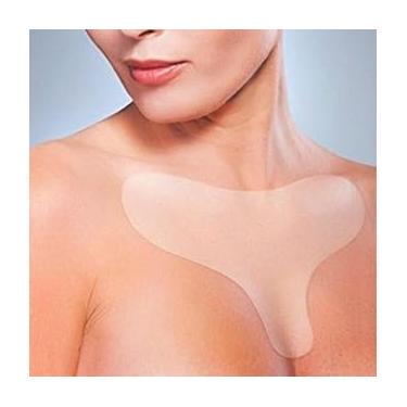 Imagem de Adesivo Reutilizavel Anti Idade Rugas P/Colo Seios Silicone Momento De Aplicação Noite Tipo De Pele