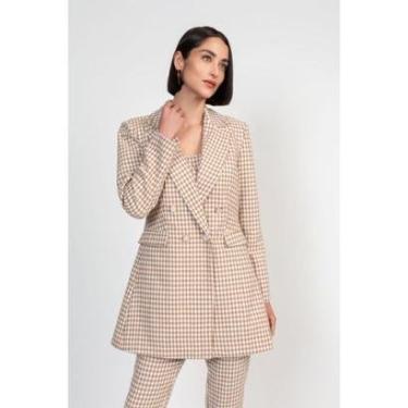 Imagem de TRENCH COAT EM TWEED XADREZ FEMININO-Feminino