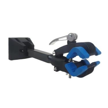 Imagem de Generic Banco de reparo de bicicleta montado na parede rack de reparo de parede com carga de cerca de 20kg para bicicletas de montanha rack de reparo de, Azul