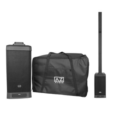 Imagem de Kit Torre de Som Pa Portátil Bluetooth Neo Pro8 Az + Capa