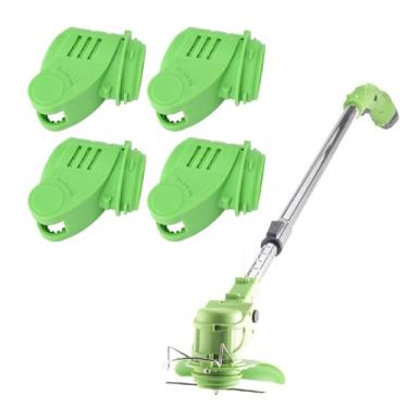 Imagem de Capa do Aparador de Grama de 4 Unidades, Substituição do Protetor da Cabeça do Cortador de Grama ABS Com Instalação Conveniente para Ferramentas Elétricas de Jardim