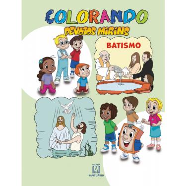 Imagem de Colorando Devotos Mirins Batismo
