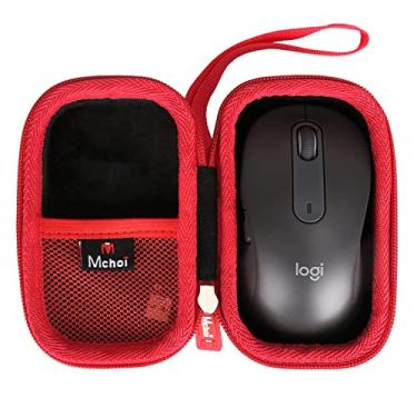 Imagem de Mchoi Estojo de transporte à prova de choque adequado para mouse sem fio Logitech Signature M650L, apenas capa