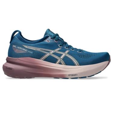 Imagem de ASICS Tênis de corrida feminino Gel-Kayano 31, Azul-marinho/Watershed Rose, 36