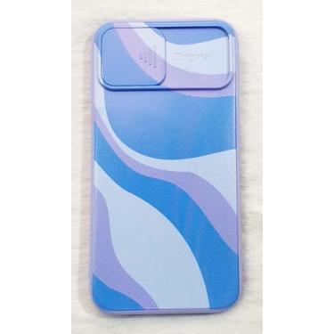 Imagem de Capinha Protege Camera Compativel com iPhone 11 6.1 Aveludada Colorida