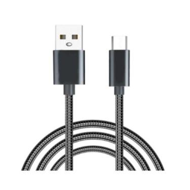 Imagem de Cabo Metal Reforçado Usb Kingo 1M 2.1A Para Galaxy A10