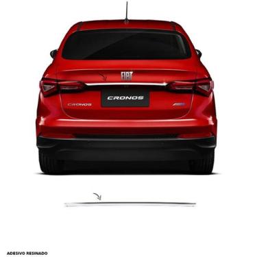 Imagem de Friso Traseiro Porta-Malas Superior Cronos Resinado Cromado - SPORTINO