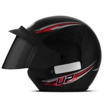 Imagem de Capacete Aberto Mixs Up Feminino Masculino, PRETO, 60