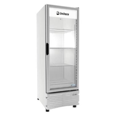 Imagem de Freezer Vertical Tripla Ação 560L Imbera Porta De Vidro Branco EVZ21 2