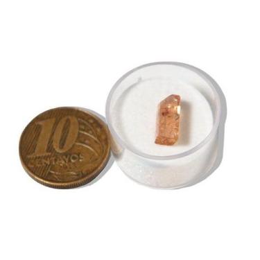 Imagem de Canudo Topázio Imperial Natural no Estojo 10 a 12mm Classe B - Cristai