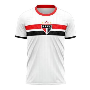 Imagem de Camisa São Paulo Infantil Juvenil Stencil Oficial Licenciada - Brazili