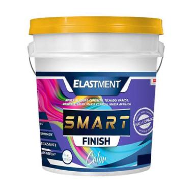 Imagem de Tinta Elástica Smart Color Fosco 18L Branco - ELASTMENT